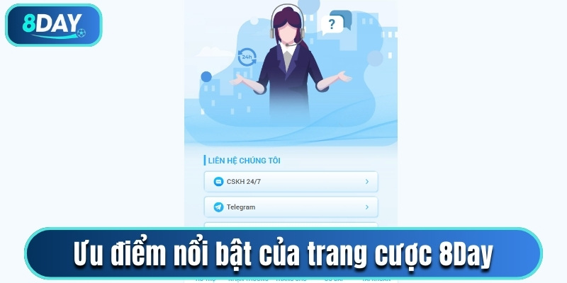 Điểm hấp dẫn của nhà cái 8Day
